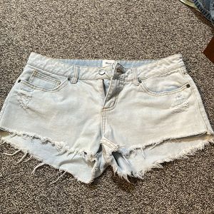 RVCA Light Wash Shorts. Size 29